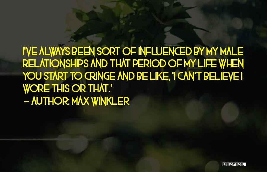 Erwachsen Werden Quotes By Max Winkler