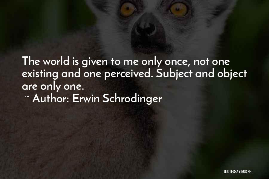 Erwin Schrodinger Quotes 451359