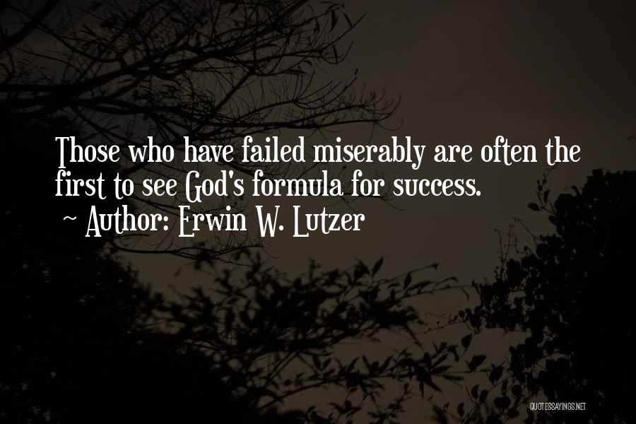 Erwin W. Lutzer Quotes 329701