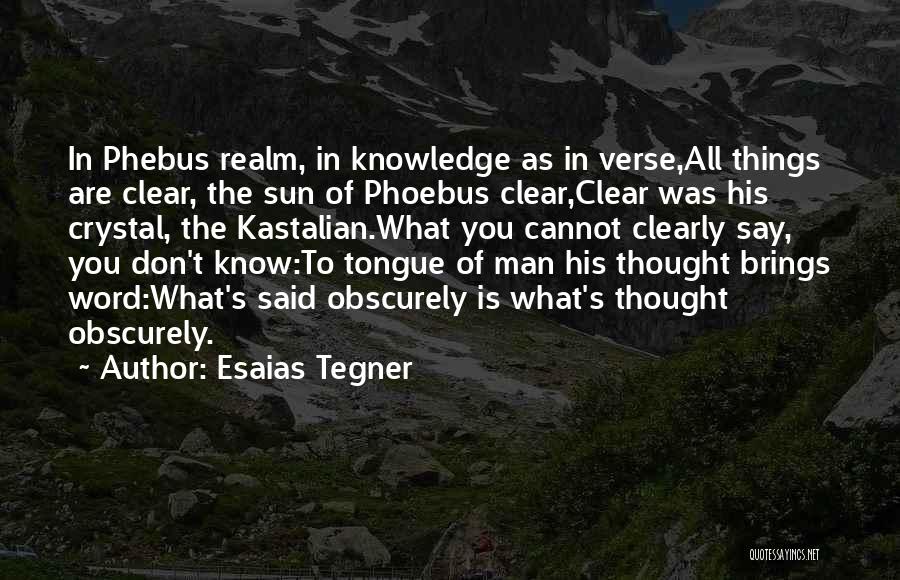 Esaias Tegner Quotes 734811