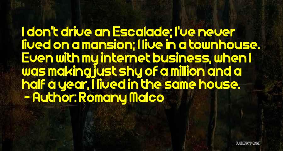 Escalade Quotes By Romany Malco