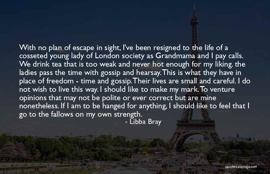 Escape Plan Quotes By Libba Bray Escape Plan Quotes By Libba Bray
