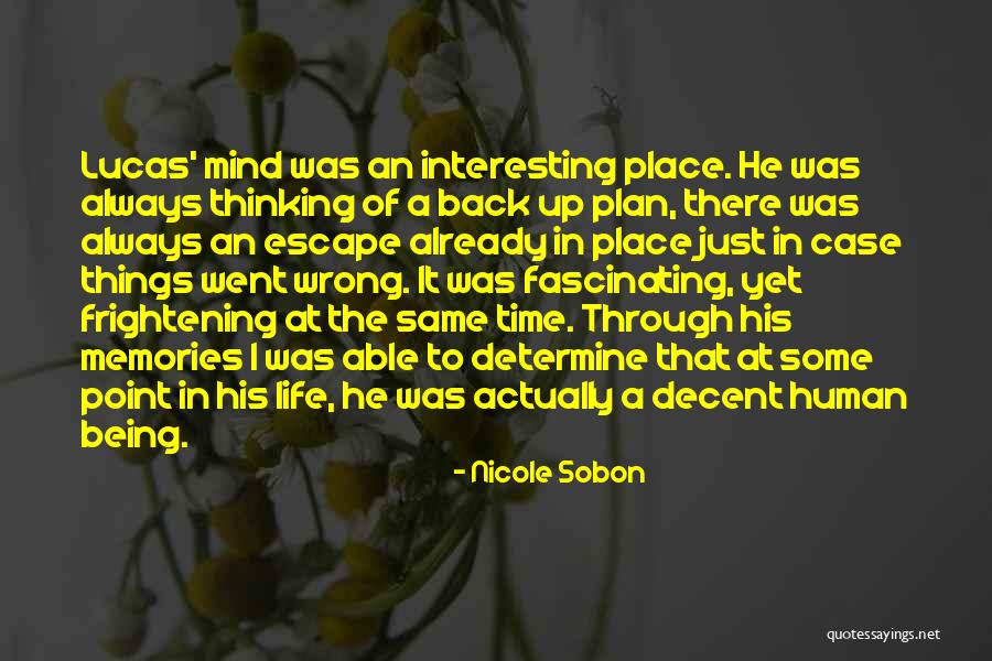 Escape Plan Quotes By Nicole Sobon