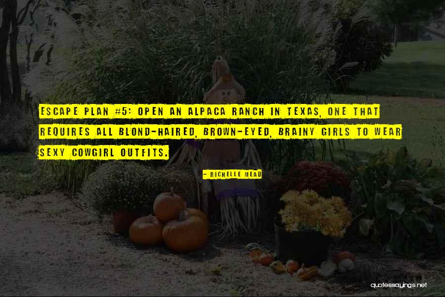 Escape Plan Quotes By Richelle Mead Escape Plan Quotes By Richelle Mead