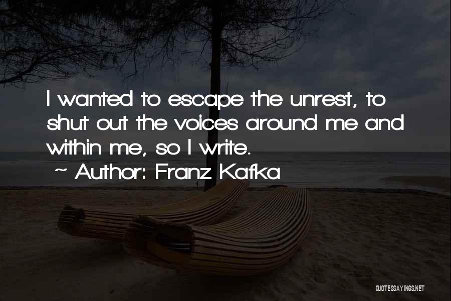 Escape Quotes By Franz Kafka