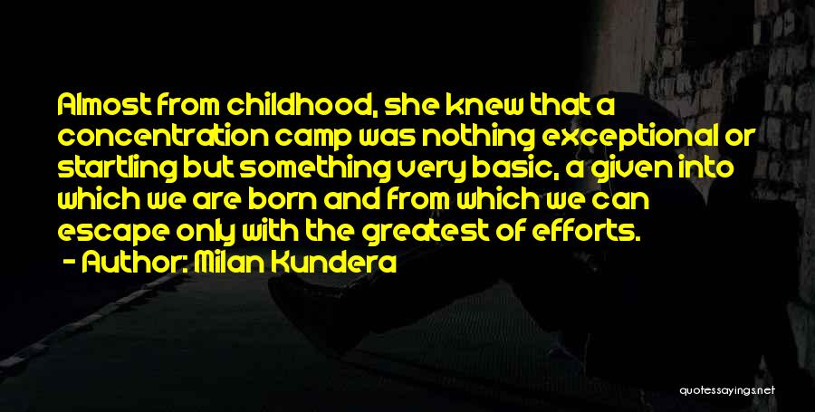 Escape Quotes By Milan Kundera