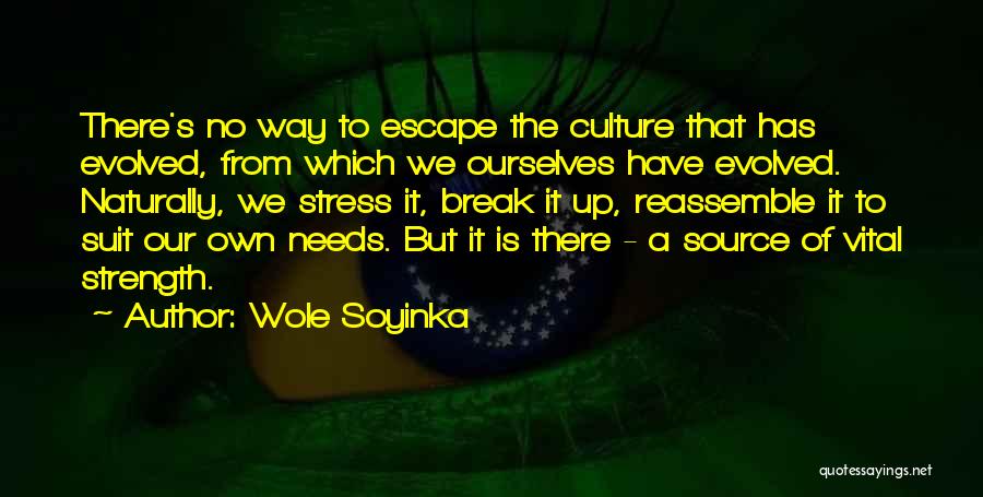 Escape Quotes By Wole Soyinka