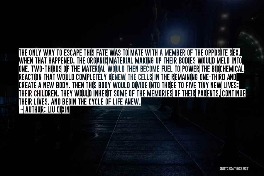 Escape The Fate Quotes By Liu Cixin