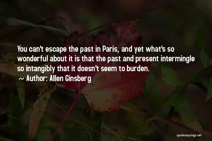 Escape The Past Quotes By Allen Ginsberg