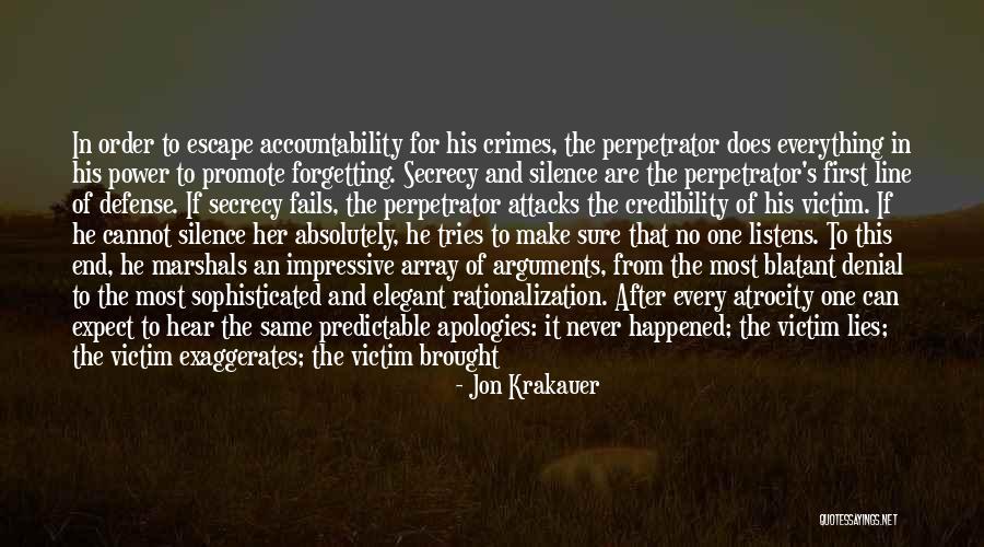 Escape The Past Quotes By Jon Krakauer