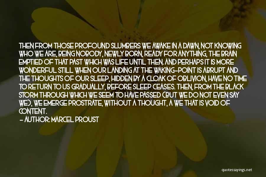 Escape The Past Quotes By Marcel Proust