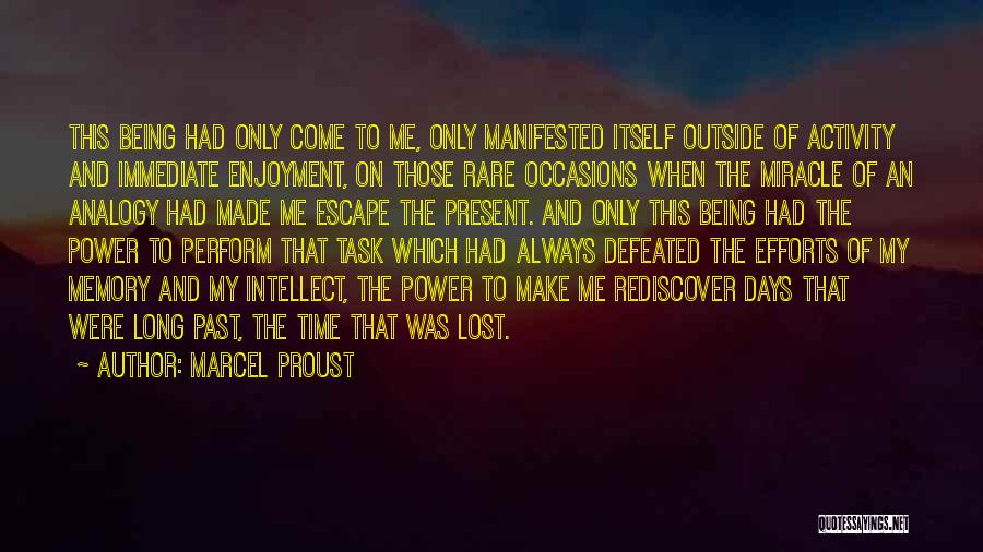 Escape The Past Quotes By Marcel Proust