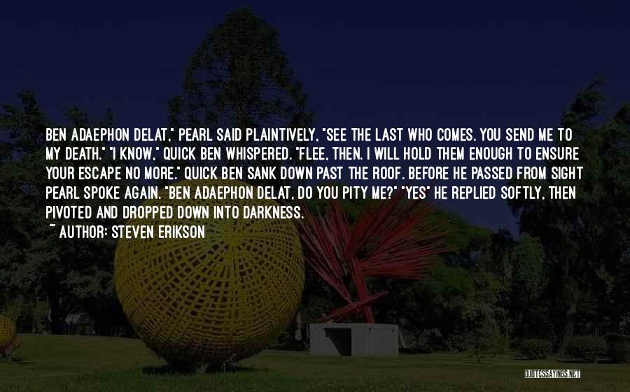 Escape The Past Quotes By Steven Erikson