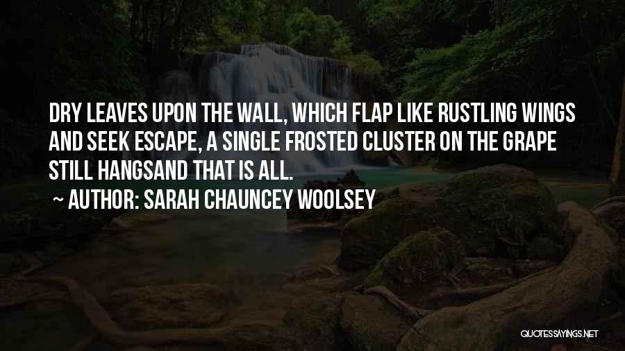 Escape The Single Quotes By Sarah Chauncey Woolsey