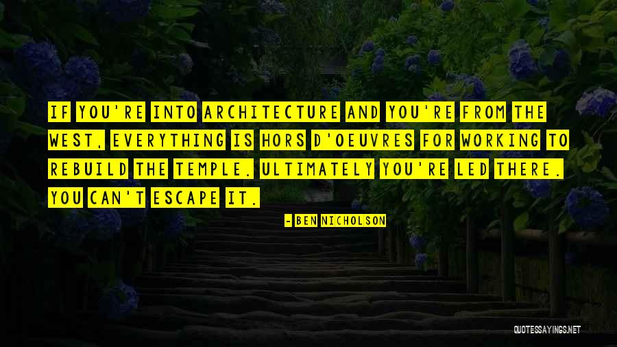 Escape West Quotes By Ben Nicholson Escape West Quotes By Ben Nicholson