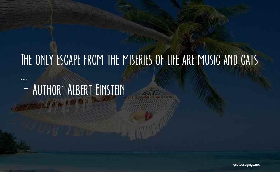 Escape With Music Quotes By Albert Einstein