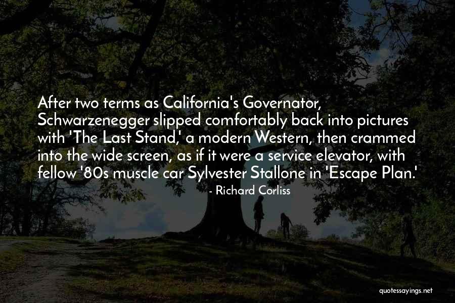 Escape With Sylvester Quotes By Richard Corliss Escape With Sylvester Quotes By Richard Corliss