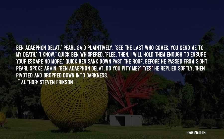 Escape Your Past Quotes By Steven Erikson