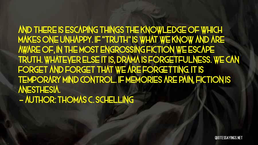 Escaping Pain Quotes By Thomas C. Schelling