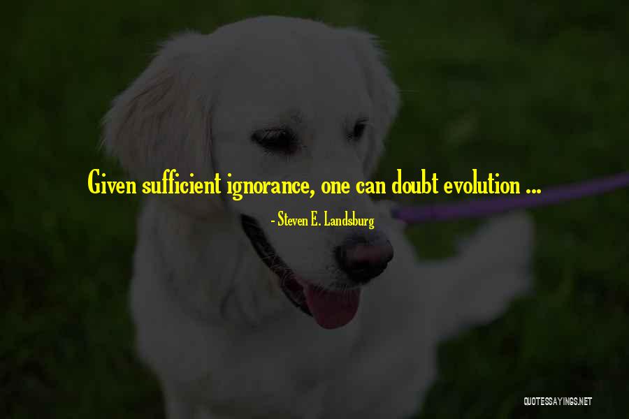 Escuadras Imantadas Quotes By Steven E. Landsburg