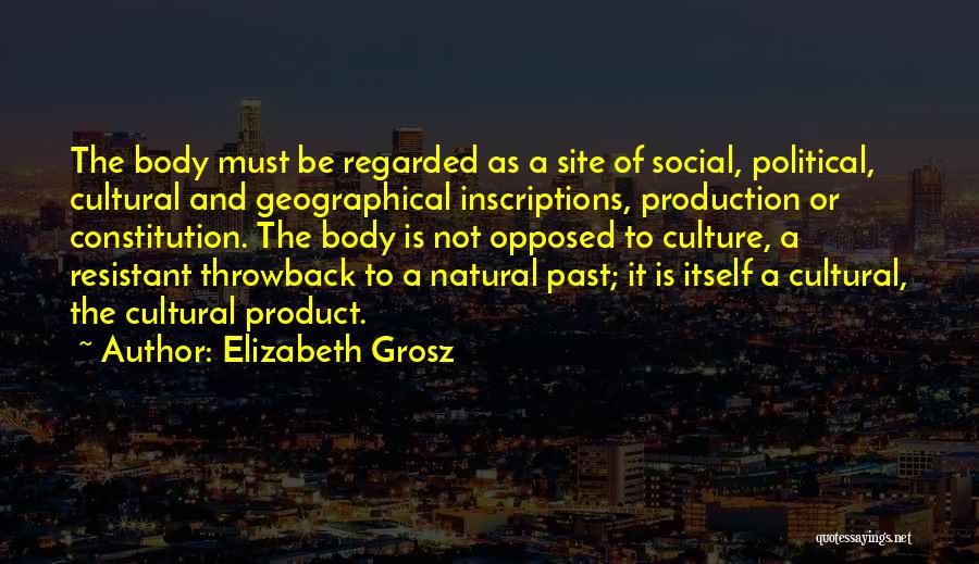 Esercizi Addominali Quotes By Elizabeth Grosz