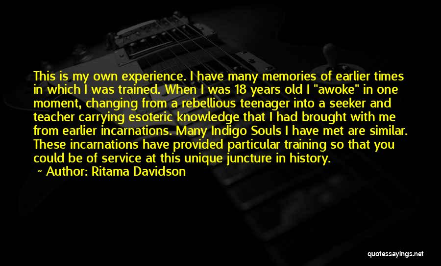 Esoteric Knowledge Quotes By Ritama Davidson