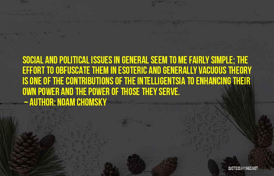 Esoteric Quotes By Noam Chomsky