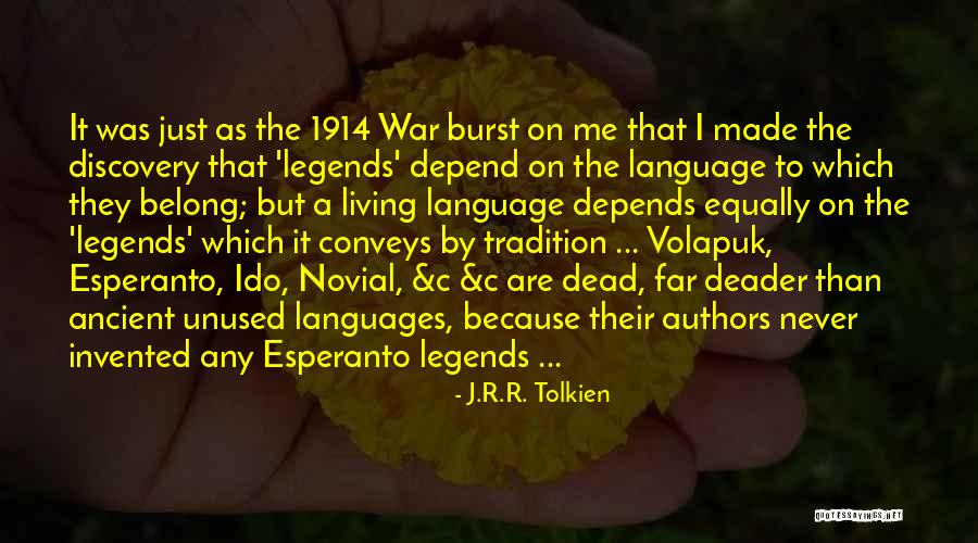 Esperanto Quotes By J.R.R. Tolkien Esperanto Quotes By J.R.R. Tolkien
