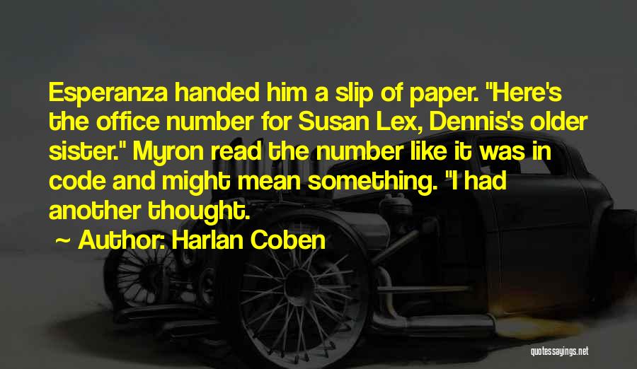 Esperanza Quotes By Harlan Coben