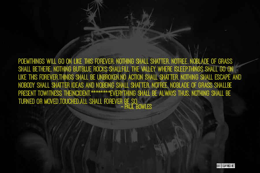 Espinhalnovo Quotes By Paul Bowles