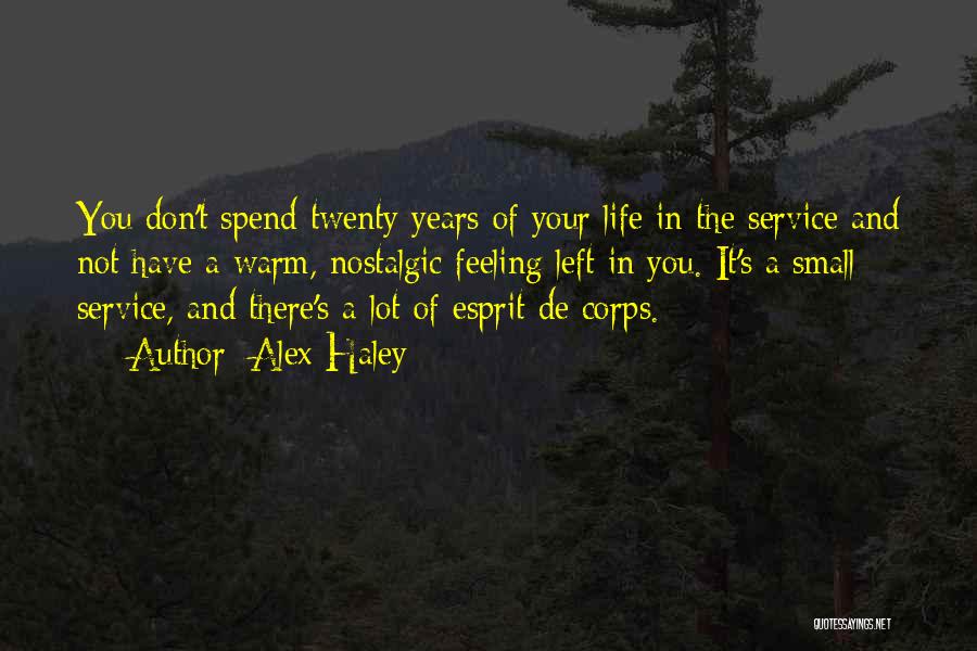 Esprit De Corps Quotes By Alex Haley