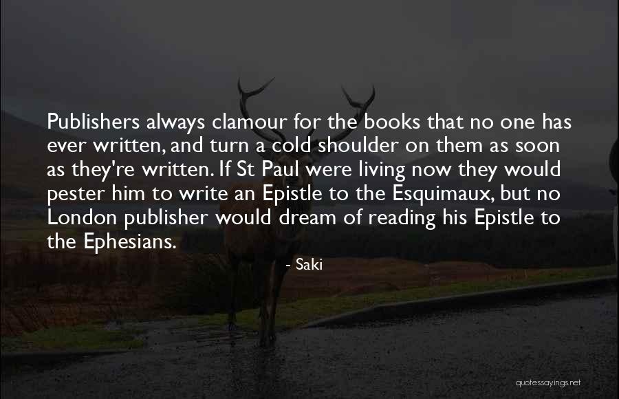 Esquimaux Quotes By Saki Esquimaux Quotes By Saki