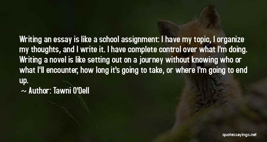 Essay Writing Long Quotes By Tawni O'Dell
