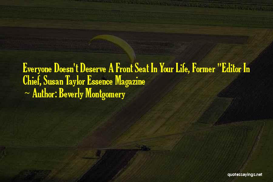 Essence Magazine Quotes By Beverly Montgomery