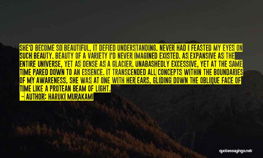 Essence Of Beauty Quotes By Haruki Murakami