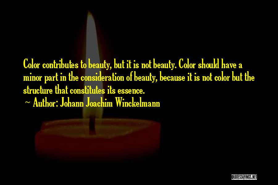 Essence Of Beauty Quotes By Johann Joachim Winckelmann