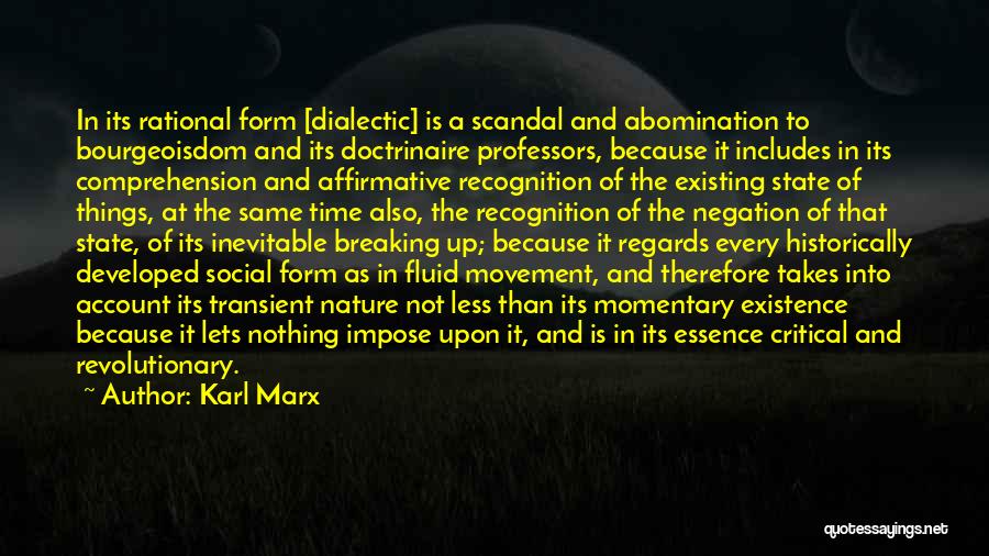 Essence Of Time Quotes By Karl Marx