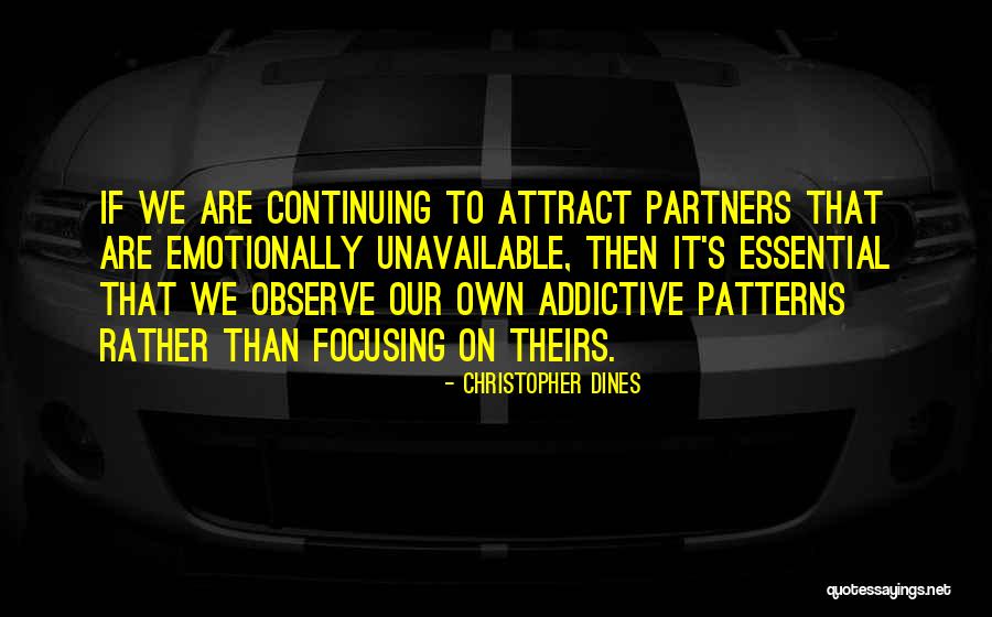 Essential Partners Quotes By Christopher Dines Essential Partners Quotes By Christopher Dines