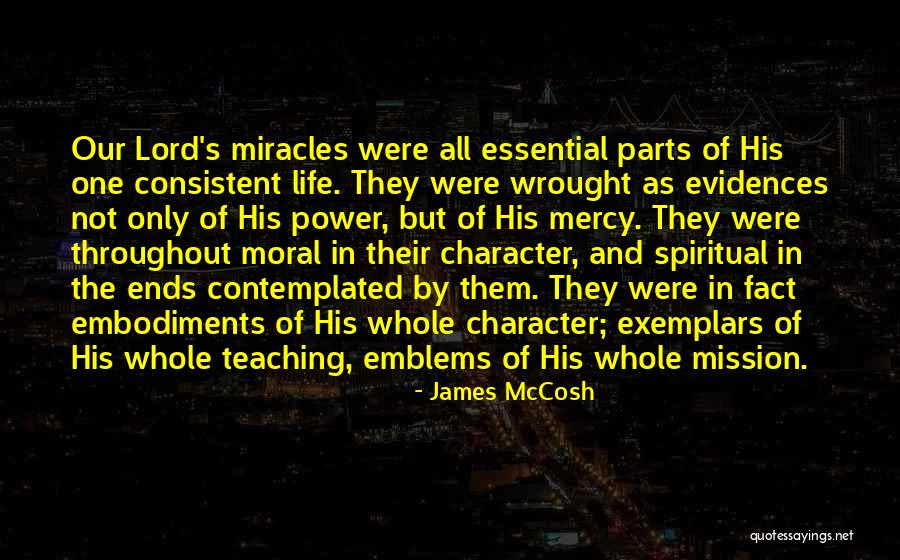 Essential Parts Quotes By James McCosh Essential Parts Quotes By James McCosh