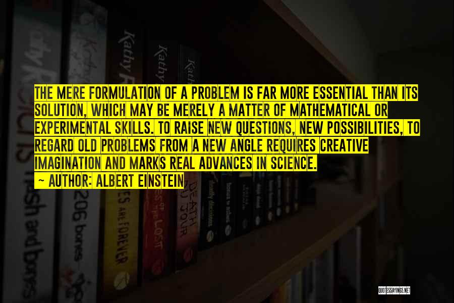 Essential Skills Quotes By Albert Einstein