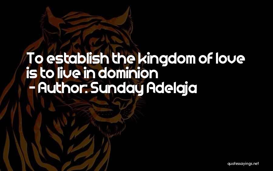 Establish Quotes By Sunday Adelaja