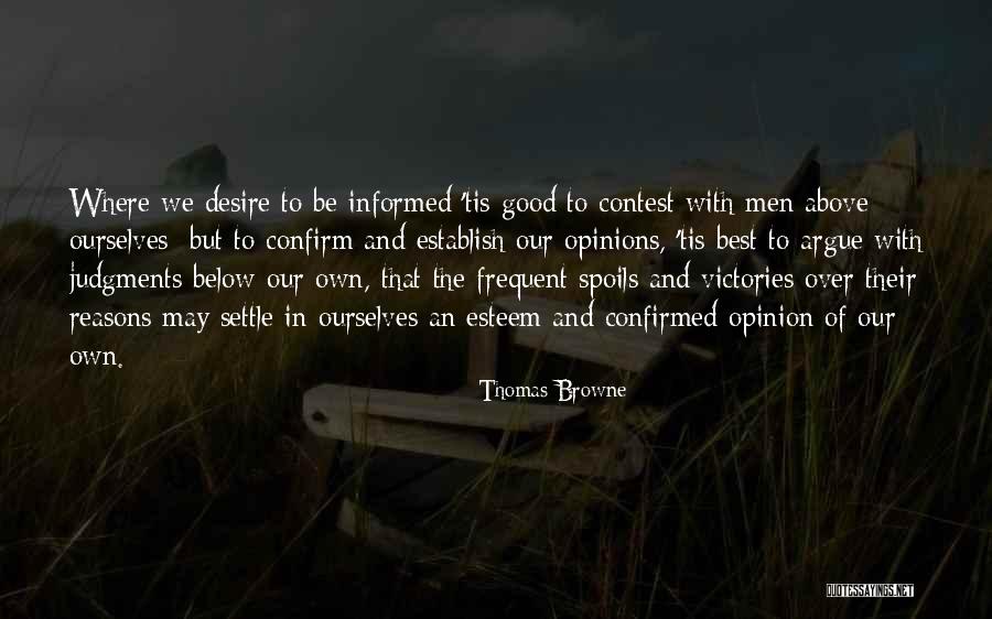 Establish Victory Quotes By Thomas Browne Establish Victory Quotes By Thomas Browne