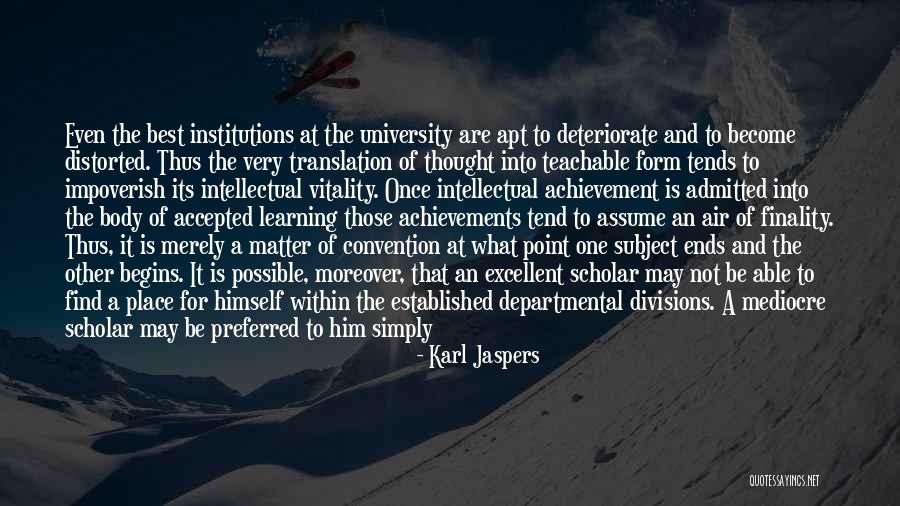 Established Institution Quotes By Karl Jaspers Established Institution Quotes By Karl Jaspers