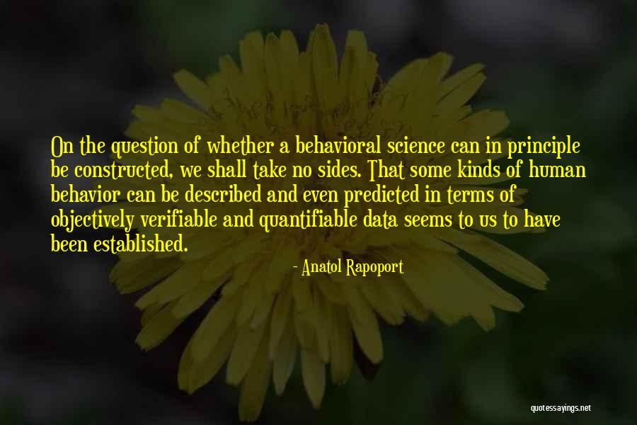 Established The Principle Quotes By Anatol Rapoport Established The Principle Quotes By Anatol Rapoport