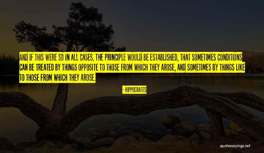 Established The Principle Quotes By Hippocrates Established The Principle Quotes By Hippocrates