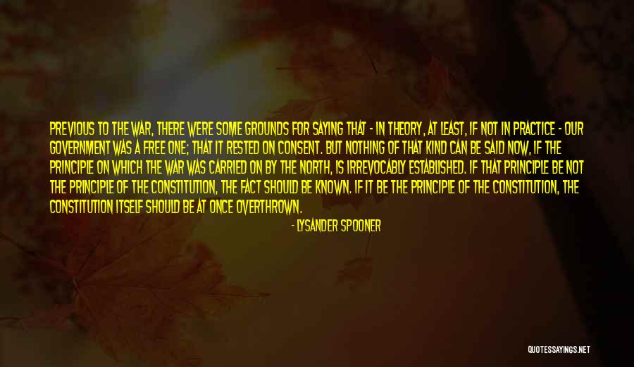 Established The Principle Quotes By Lysander Spooner Established The Principle Quotes By Lysander Spooner
