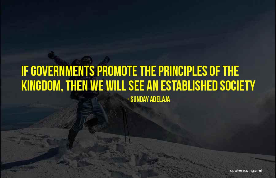Established The Principle Quotes By Sunday Adelaja Established The Principle Quotes By Sunday Adelaja