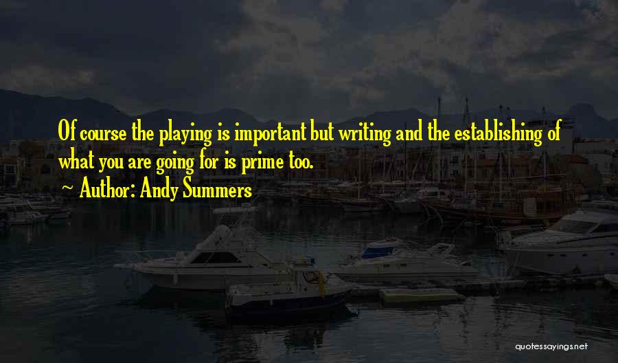 Establishing Quotes By Andy Summers