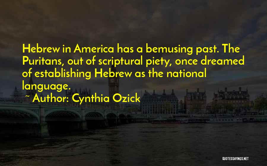 Establishing Quotes By Cynthia Ozick