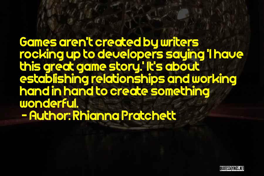 Establishing Quotes By Rhianna Pratchett